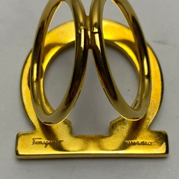 SALVATORE FERRAGAMO Gancini Scarf Ring Limited Edition - Picture 5 of 10